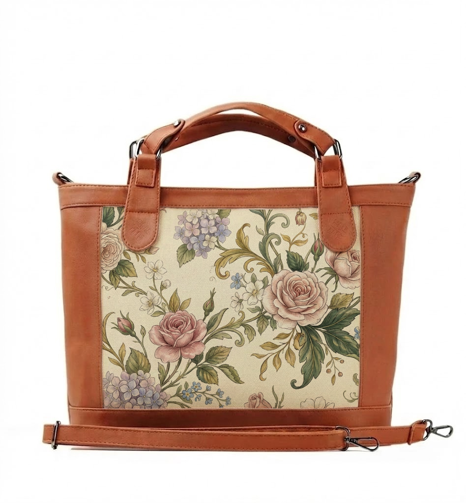 Havana Haute Handbag Vintage Victorian Rose Aesthetic Botanical