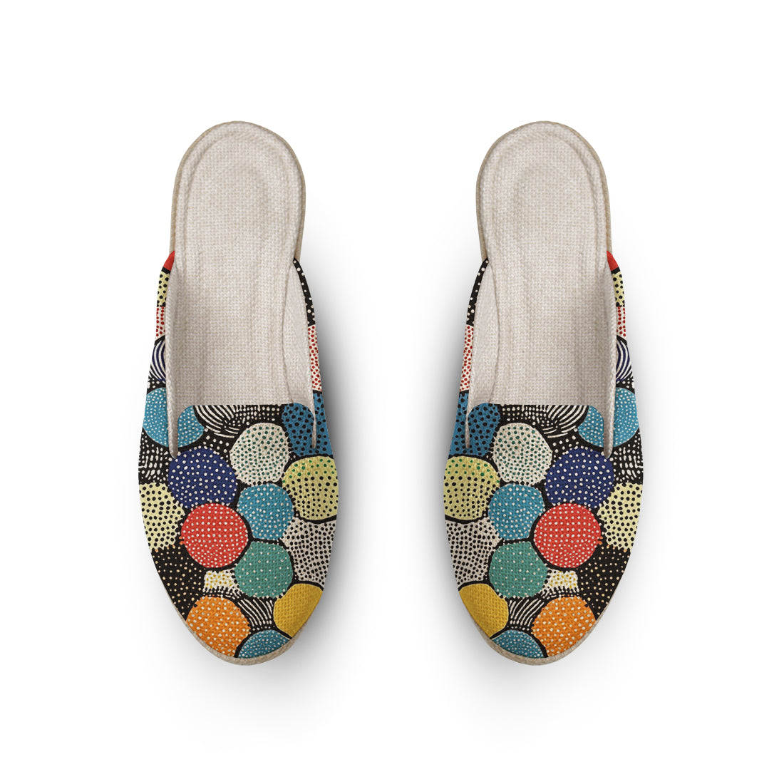Voyage Mules Dot Pop Garden - 1