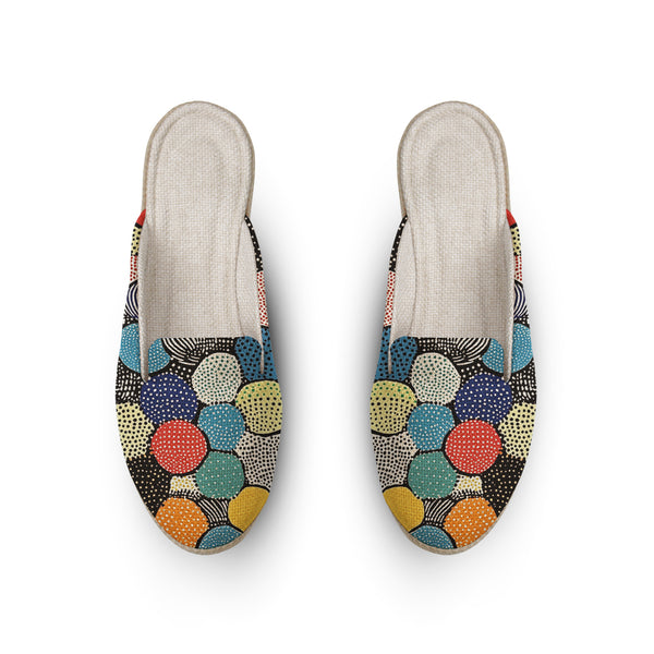 Voyage Mules Dot Pop Garden - 1