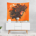 Wall Tasperty Queen in Orange