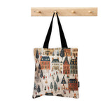 Tote Bag Winter Town Charm. - 2