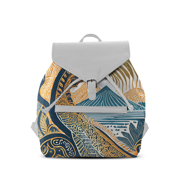 White Aurora Backpack Civilization - CANVAEGYPT