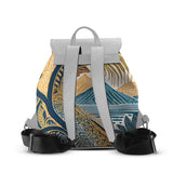 White Aurora Backpack Civilization - CANVAEGYPT