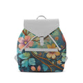 White Aurora Backpack Flower