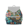 White Aurora Backpack Flower
