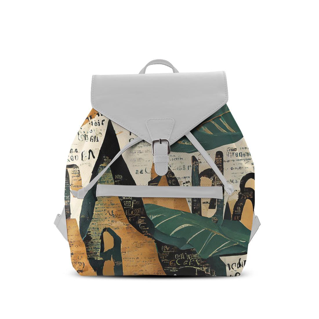 White Aurora Backpack Old Magazine
