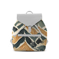 White Aurora Backpack Shapes