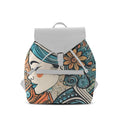 White Aurora Backpack Women