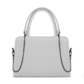 White Chain Accent Handbag
