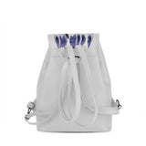 White City Serenade Backpack Lavender Brush Strokes - CANVAEGYPT