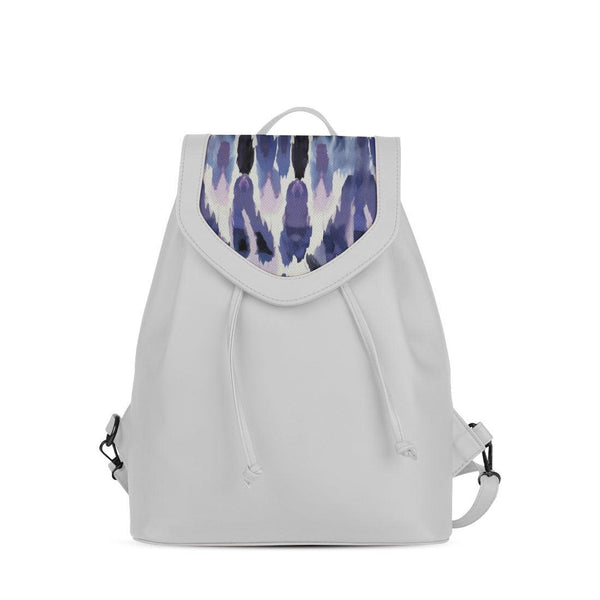 White City Serenade Backpack Lavender Brush Strokes - CANVAEGYPT