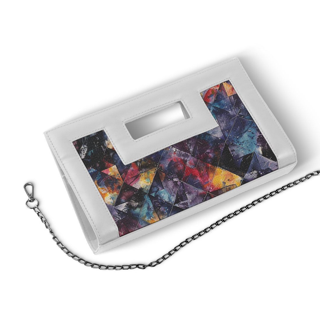 White City Sleek Clutch Dark Shapes - 1