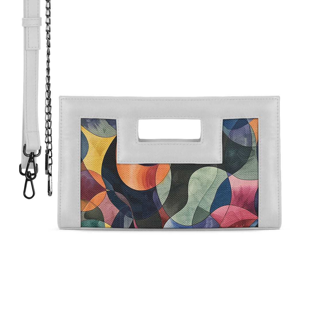 White City Sleek Clutch Watercolor Wavy - 2