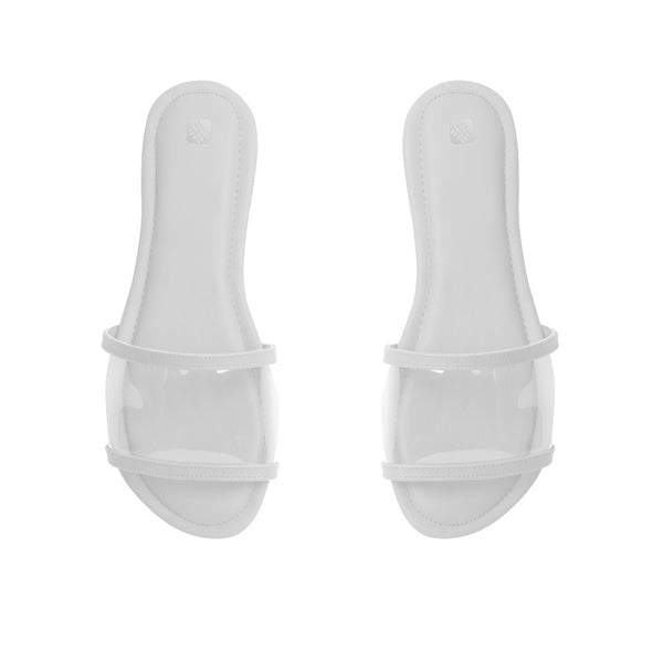 White Clear Bliss Comfort Slipper - 1
