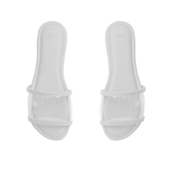 White Clear Bliss Comfort Slipper - 1