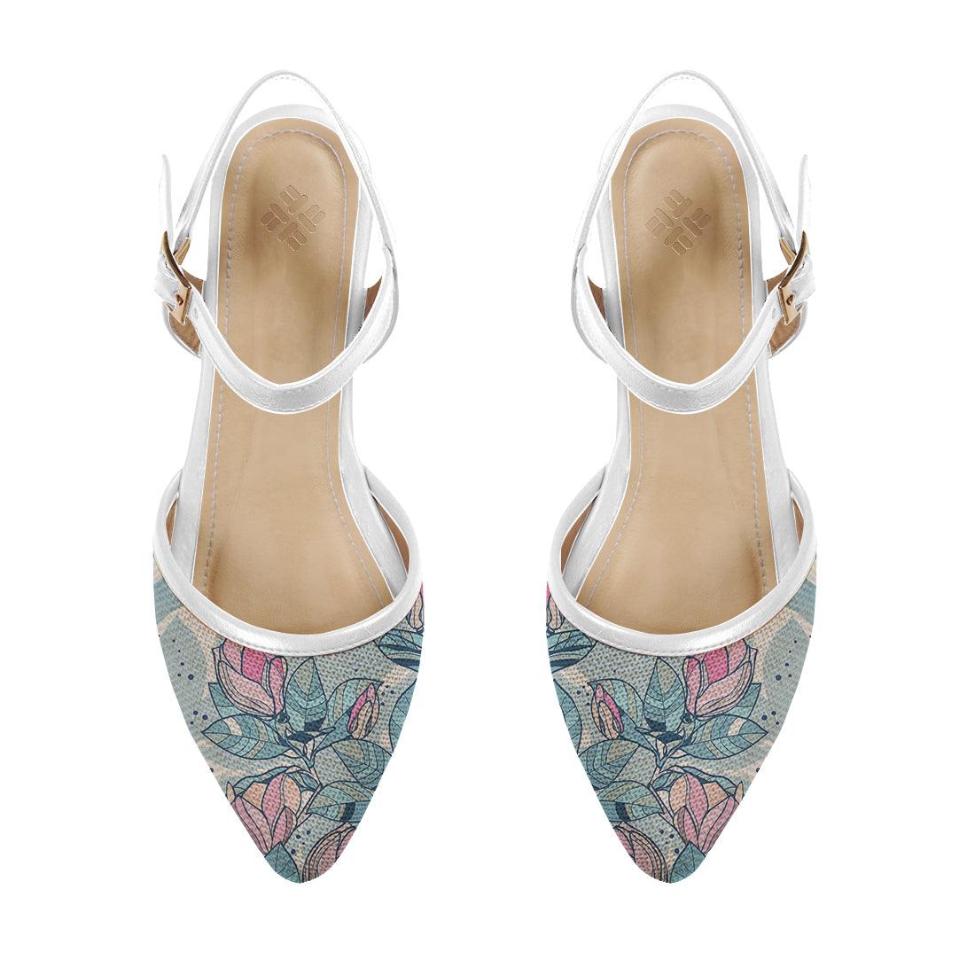 White Closed Strap Sandal Serenity - 1