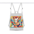 White Laptop Backpack  Little Ninga