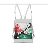 White Orbit Laptop Backpack Palestine sail - CANVAEGYPT