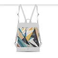 White Laptop Backpack Scratchline