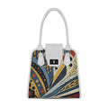 White Metropolitan Charm Bag Stipple Dots
