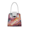 White Metropolitan Charm Bag Wavy Sky
