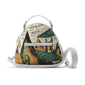White Mini Voyage Backpack Old Magazine