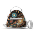 White Mini Voyage Backpack Spiral
