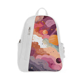 White Mixed Backpack Cosmic Dreams - CANVAEGYPT