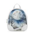 White O Mini Backpacks Bright Moon