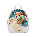 White O Mini Backpacks Small Dog