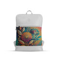 White Orbit Laptop Backpack Flowerful