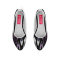White Round Toe Shoe Blips