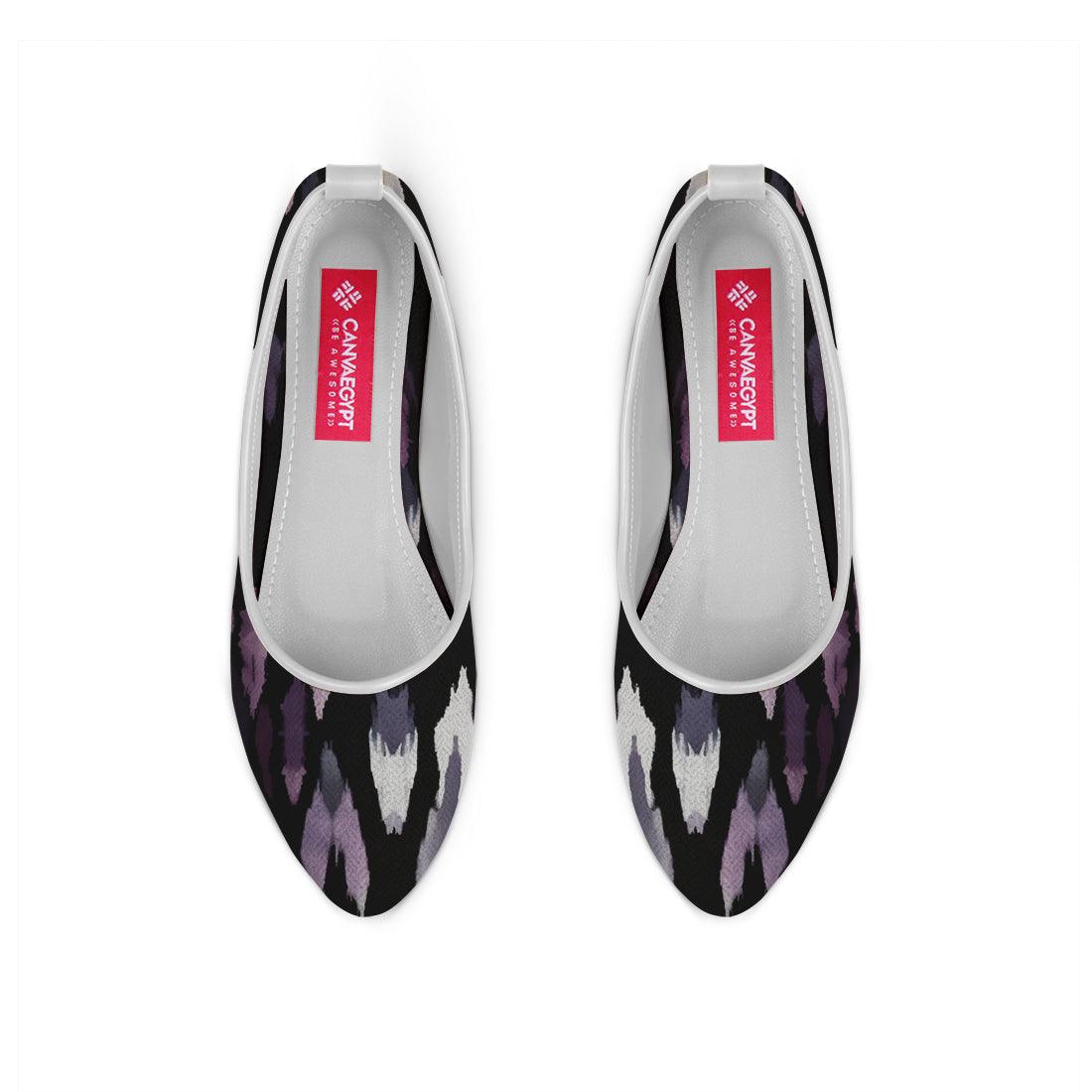 White Round Toe Shoe Blips - CANVAEGYPT