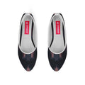 White Round Toe Shoe Blurred