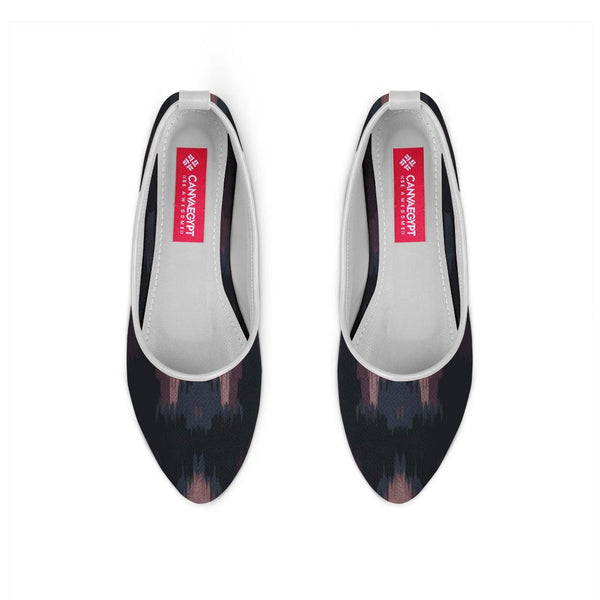 White Round Toe Shoe Blurred - CANVAEGYPT