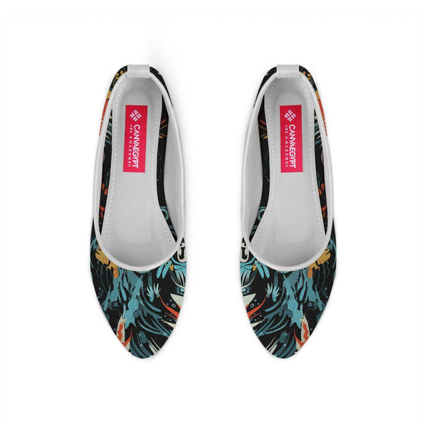 White Round Toe Shoe Chromatic - CANVAEGYPT