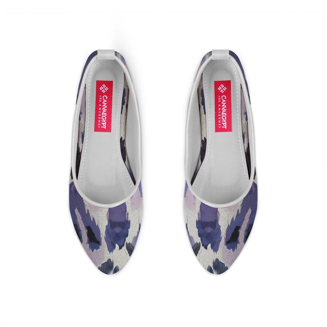 White Round Toe Shoe Cloudy - CANVAEGYPT