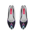 White Round Toe Shoe Faded