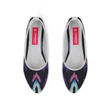 White Round Toe Shoe Faded - CANVAEGYPT