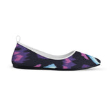White Round Toe Shoe Faded - CANVAEGYPT