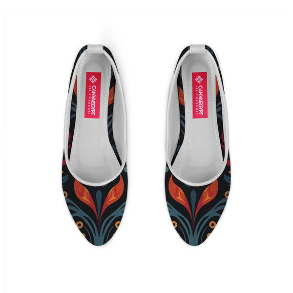 White Round Toe Shoe Fiery - CANVAEGYPT