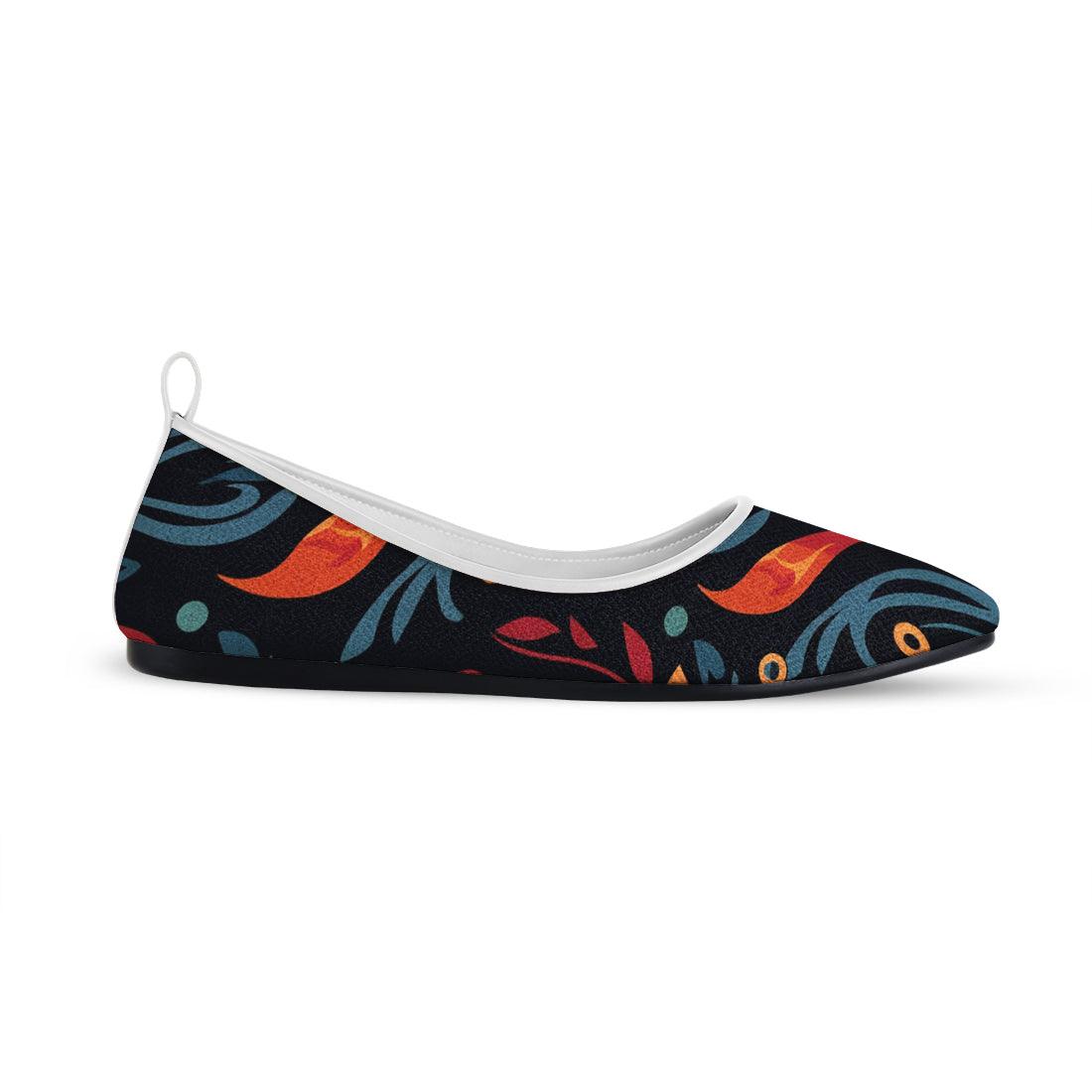 White Round Toe Shoe Fiery - CANVAEGYPT