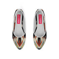 White Round Toe Shoe Flame