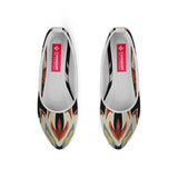White Round Toe Shoe Flame - CANVAEGYPT