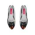 White Round Toe Shoe Flamy