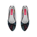 White Round Toe Shoe Growing