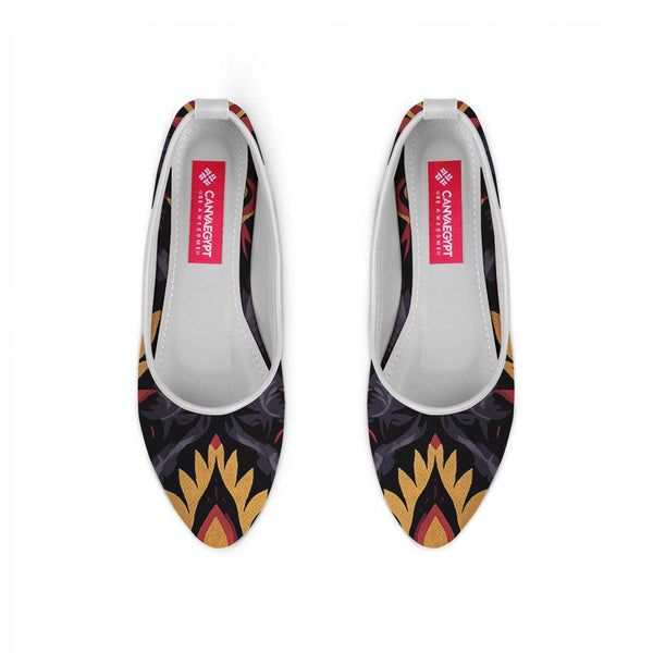 White Round Toe Shoe Infernal - CANVAEGYPT