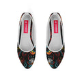 White Round Toe Shoe Looming
