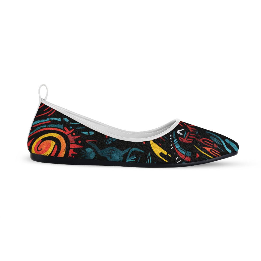 White Round Toe Shoe Looming - CANVAEGYPT