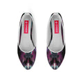 White Round Toe Shoe Orbs